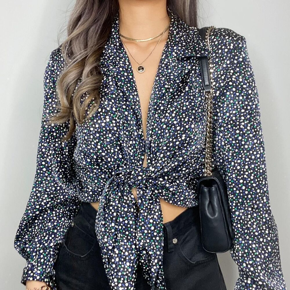 Leslie-fay Women's multi Blouse